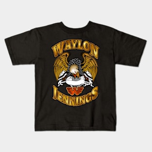 Waylon Jennings Kids T-Shirt